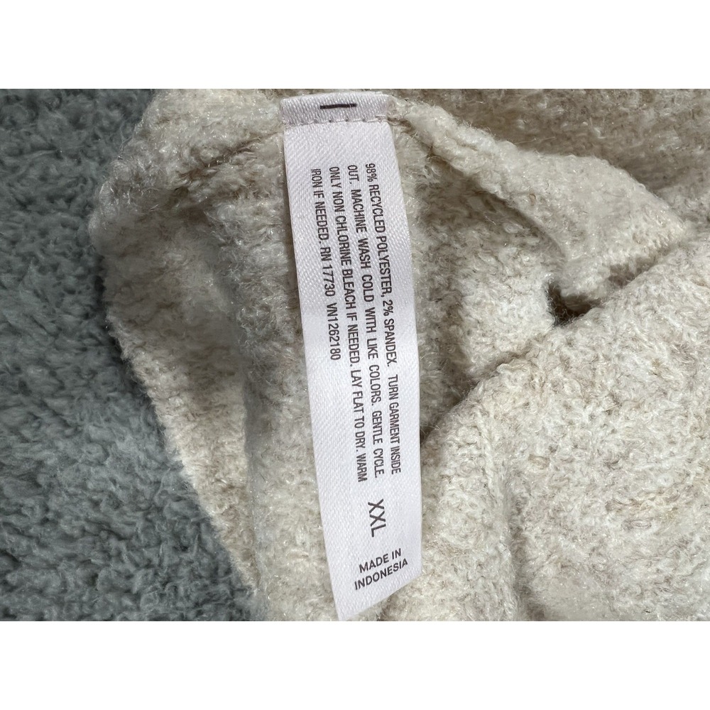 Women's Stitched Sweater Cardigan - Auden Cream XXL - Picture 7 of 8